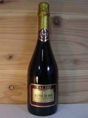 ヴァルド・プロセッコ・キュヴェ・デ・ボイ・ブリュット（DOCヴェネト）VALDO Prosecco Cuvee di BojイタリアNo.1シェアに輝くスプマンテ！の造り手の特に評価の高い「ボイ地区」のプロセッコ種100%のこだわり究極辛口スプマンテ！！