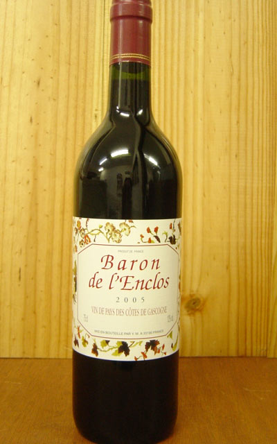 【555均】バロン・ド・ランクロ・ルージュ・[2011]年・コート・ド・ガスコーニュ Baron de l'Enclos [2011] Vin De Pays des Cotes de Gascogne