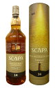 [14]ǯΡ󥰥롦ˡȥåѾα긵(եܥȥ)1000mlӥå SCAPA 14 Years Old Single ORKNEY Molt Scotch Whisky (SCAPA Distillery)