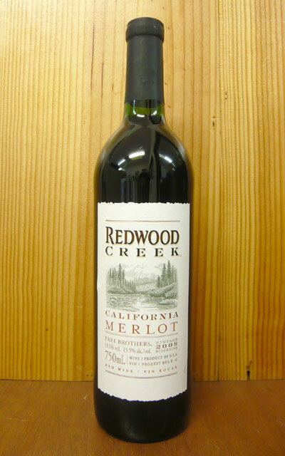 【888均】レッドウッド・クリーク・メルロー[2010]年・フレイ・ブラザーズ・ヴィンヤードREDWOOD CREEK California Melrot [2010] Frei Brothers Vineyards