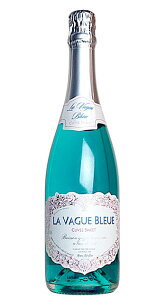 ラ ヴァーグ ブルー 青色 スパークリングワイン キュヴェ スイート (エルヴェ ケルラン) スパークリング 泡 青 ワイン 甘口 750mlLA VAGUE BLEUD Sparkling Wine (Blue) Cuvee Sweet Herve Kerlann