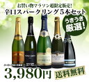 超限定販売！うきうき厳選！究極辛口スパークリング5本セット