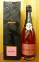 ドラピエ・シャンパーニュ・ロゼ・ブリュット(ピノ・ノワール100%)・豪華箱入Champagne DRAPPIER Rose Brut AOC Champagne Gift Box