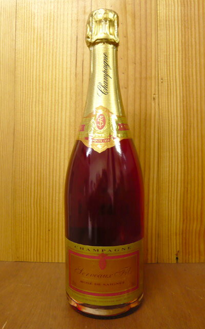 セルヴォー・フィス・シャンパーニュ・ロゼ・ド・セニエ・ブリュット・R.M・生産者元詰・蔵出し・重厚ボトル・超限定品Champagne Serveaux Fils Rose de Saignee Brut