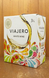 ヴィアヘロ ホワイトワイン 白 3L (3,000ml) バッグ イン ボックス (チリ産白ブドウ使用) (トンプソン種、シャルドネ種、ソーヴィニヨン ブラン種、<strong>ペドロヒメネス</strong>種他) 辛口 白 ビッグサイズVIAJERO WHITE 3L BIB 12.5%