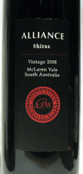 [2008]アライアンス・シラーズ・オーストラリアン・ドメーヌ・ワインズ（オーストラリア/赤ワイン）