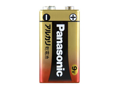 パナソニック アルカリ電池 9V角型 〔6LR61XJ/1S〕【140296】9V角型乾電池
