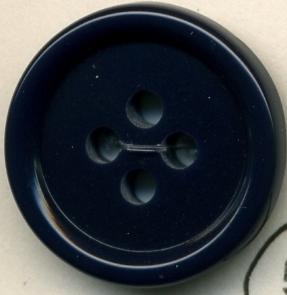 トップカラーポリボタン（ツヤ）　4つ穴　ダークネイビー