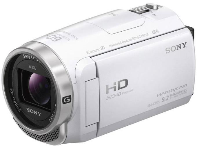 【代引き手数料無料】SONY　ビデオカメラ　HDR-CX675 (W) [ホワイト]