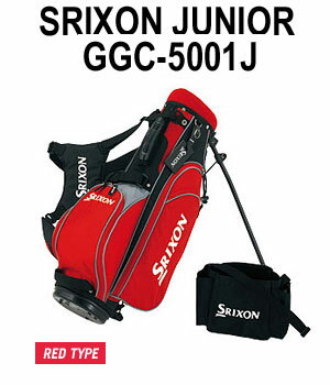 【お買い得】 ダンロップ　SRIXON（スリクソン）　JUNIORキャディバッグ　レッドスタンド式（6．0型）　GGC-5001J　DUNLOP　ゴルフ 【RCPsuper1206】