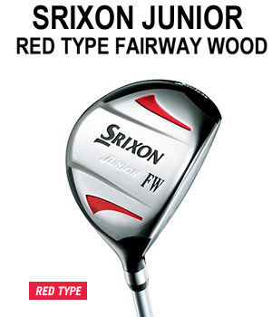 【お買い得】 ダンロップ　SRIXON（スリクソン）　JUNIORフェアウェイウッド　レッド　（110〜130cm）　DUNLOP　ゴルフ 【RCPsuper1206】[税込商品合計10,500円以上で送料無料！]【ジュニア用！】