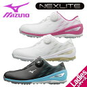 ミズノ ネクスライト 004 ボア 51GW1720 レディース ゴルフシューズ NEXLITE 004 BOA MIZUNO スパイクレス