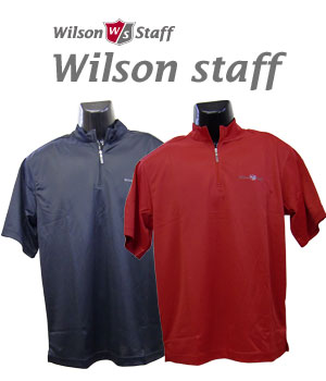 【お買い得】 【在庫限り】Wilson(ウイルソン）夏物　半袖ジップハイネック　WS9SI-JT1　ウィルソン 【メール便不可】 【RCPsuper1206】[税込商品合計10,500円以上で送料無料！]【79％OFF】