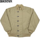 HOUSTON ヒューストン U.S.NAVY N-10デッキジャケット TAN 【5N-10FMOD】 海の男達が愛した海軍万能ジャケット 当時のディティールを忠実に再現し 着込んで体になじませながら 育てることが楽しみな1枚【WIP03】◆20