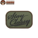 【15%OFFクーポン対象商品!】ネコポス対応 MIL-SPEC MONKEY ミルスペックモンキーパッチ(ワッペン) Stay Classy PVC FOREST 《WIP03》【So】【T】