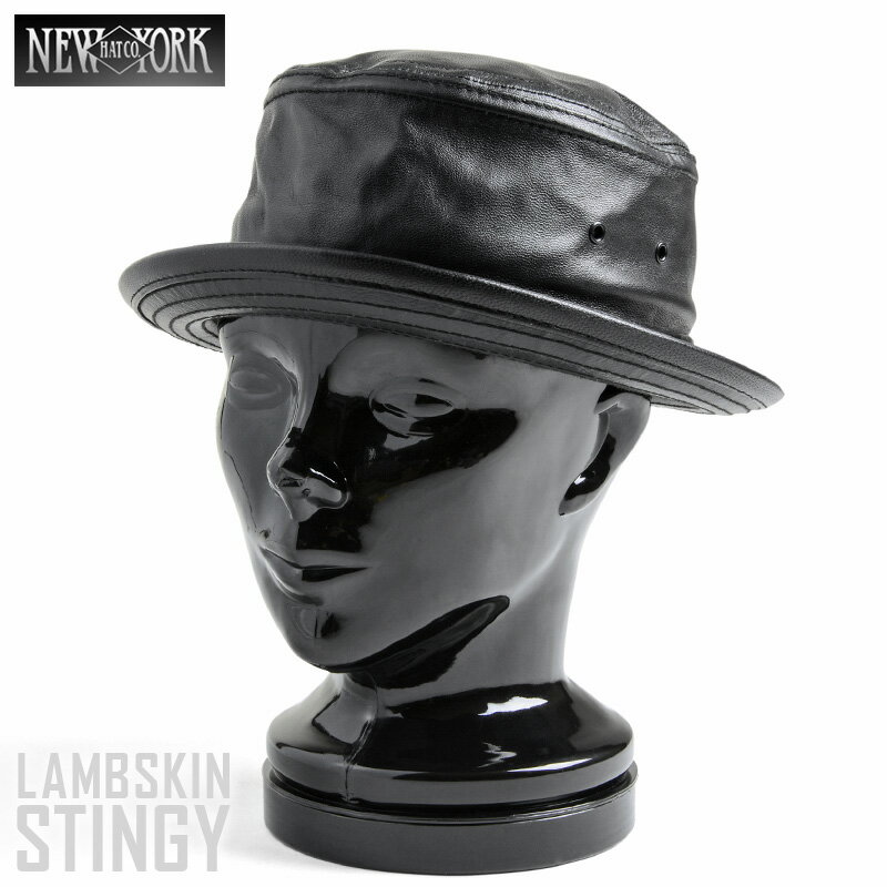 【送料無料】New York Hat ニューヨークハット LAMBSKIN STINGY …...:wip03:10014674