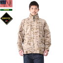 実物 新品 米海兵隊 USMC ECWCSゴアテックスパーカー DESERT MARPAT アメリカ海兵隊の ECWCS最新現用ゴアテックスパーカー フードがエリに収納出来る「海兵隊仕様」【WIP03】