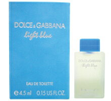 【ドルチェ＆ガッバーナ】　D＆G ライトブルー EDT BT 4．5ml【ミニ香水 ミニボトル】【香水】【HLS_DU】