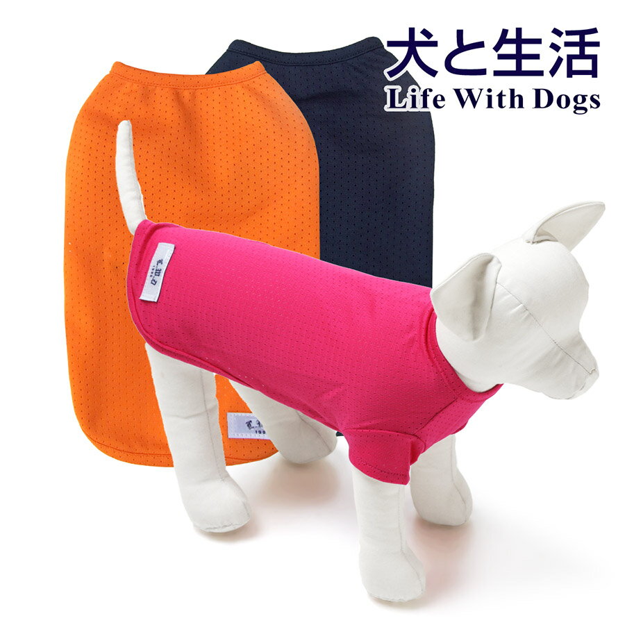 犬と生活　雨の日Tシャツ LGS（中型犬用）◎サイズ交換・返品・送料無料レインコートが苦手…...:with-dog:10000757