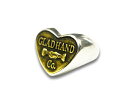 【GLAD HAND/グラッドハンド】「Button Ring”Heart Small”/ボタンリング”ハートスモー