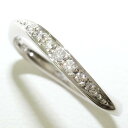 4℃ K10WG リング 6号 ダイヤ 中古ジュエリー ★送料無料★【新品同様】【中古】【あす楽】