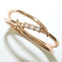 4℃ K10PG リング 10号 ホワイトトパーズ 箱 中古ジュエリー ★送料無料★【新品同様】【中古】【あす楽】