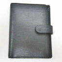 ルイヴィトン Louis Vuitton エピ アジェンダPM 手帳カバー R20052 ノワール 小物 ★送料無料★【中古】【あす楽】