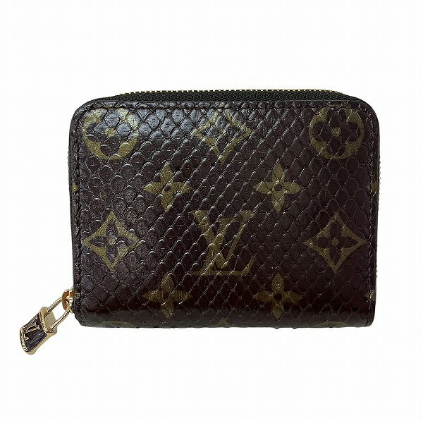 ルイヴィトン Louis Vuitton モノグラムパイソン ジッピーコインパース N80149 コインケース レディース 財布 送料無料 【中古】