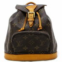 ルイヴィトン Louis Vuitton モノグラム ミニモンスリ M51137 バッグ リュックサック レディース ★送料無料★【中古】【あす楽】