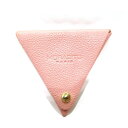 モラビト トライアングル レザー ピンク 財布 小銭入れ レディース ★送料無料★【中古】【あす楽】