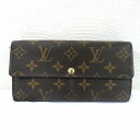 ルイヴィトン Louis Vuitton モノグラム ポルトフォイユサラ M61734 財布 長財布 ユニセックス 送料無料【中古】