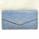 ルイヴィトン Louis Vuitton エピ デニム ポルトフォイユ サラ M61649 財布 2つ折り財布 レディース 送料無料 【中古】 あす楽