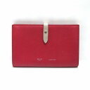 セリーヌ CELINE ストラップ ラージ マルチファンクション 104873 カーフスキン 財布 2つ折り財布 レディース 送料無料 【中古】