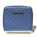 グッチ GUCCI マイクログッチシマ 449395 2つ折り財布 コインケース レディース 送料無料 【中古】【あす楽】