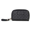 GUCCI グッチ/グッチシマラウンドファスナーコインケース/449896/496***/グッチ/Aランク/75【中古】