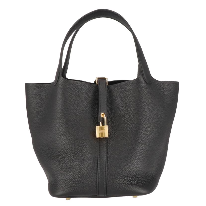 HERMES エルメス/ピコタンロックMM/トリヨン/ブラック/W M********/SAランク/75【中古】