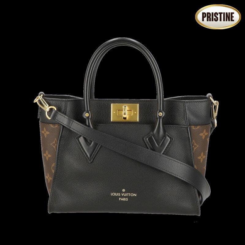 【Pristine Condition】LOUIS VUITTON ルイ・ヴィトン/オンマイサイドPM/モノグラム・ノワール/M57728/RFI*/Aランク/75【中古】