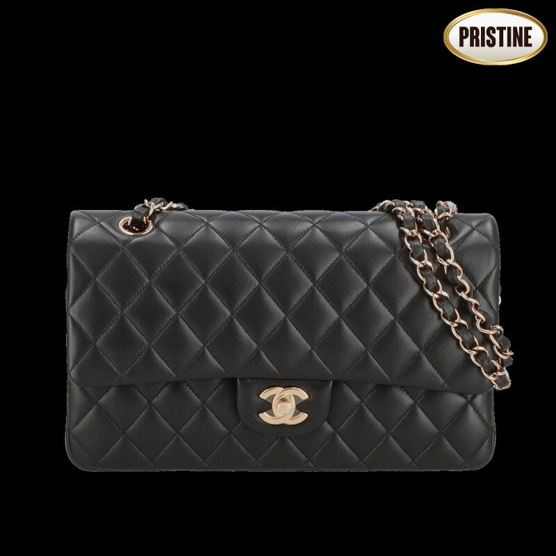 【Pristine Condition】CHANEL シャネル/マトラッセ25ラムスキンWフラップチェーンショルダー/A01112/X1U*****/SAランク/75【中古】