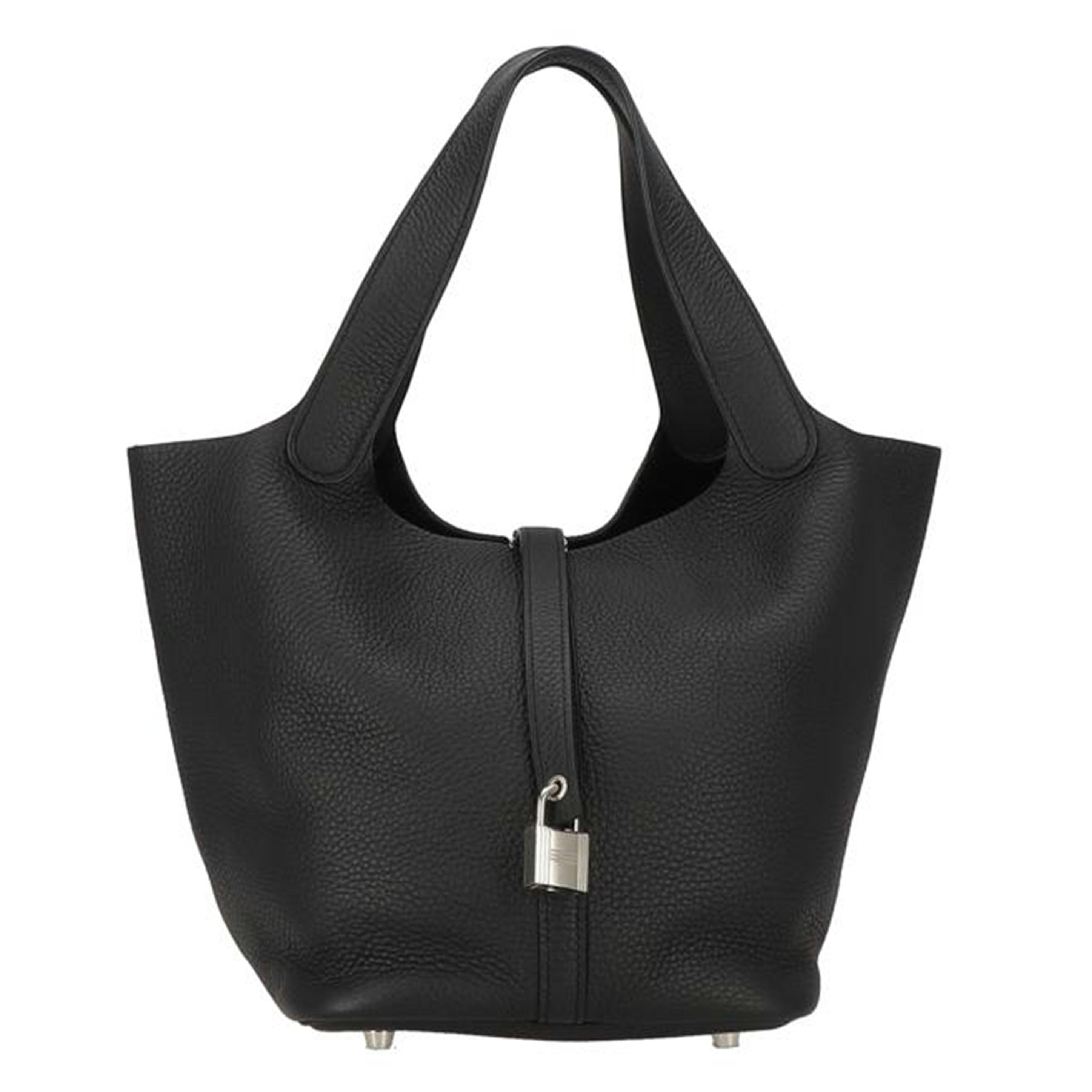 HERMES エルメス/ピコタンロックMM/トリヨンクレマンス/ブラック/YPU*****/SAランク/93【中古】