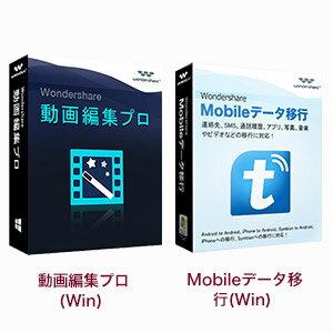 竹A福袋　動画編集(Win)+Mobileデータ移行(Win)...:wondershare:10000122