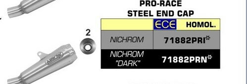 ARROW / アロー HONDA CB 1000R Eマーク証 ニクロム DARK PRO-RACE サイレンサー ウェルデッドリンク | 71882PRN