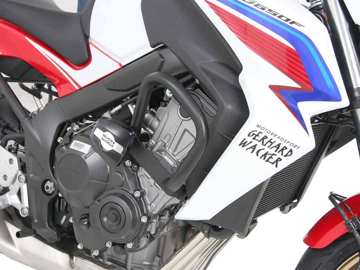 Hepco and Becker / ヘプコアンドベッカー Engine protection bar ブラック incl. protection pads for Honda CB 650 R (2021-