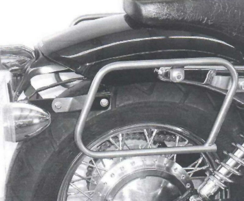 ヘプコ＆ベッカー サドルバッグチューブキャリ クロム Honda VT 750 D2 ブラック Widow | 625918 00 02