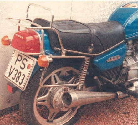 ヘプコ＆ベッカー サイド + トップケースキャリアセット クロム Honda CX 500 A / B / SC | 650109 00 02