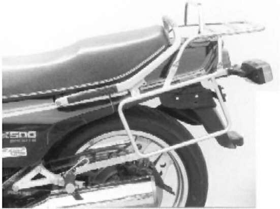 ヘプコ＆ベッカー サイド + トップケースキャリアセット ブラック Honda CX 500 Euro / Turbo / 650 Eur