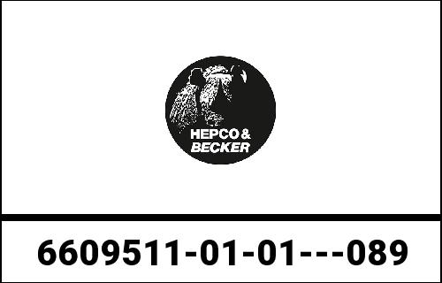Hepco & Becker Topcase - Set Journey 40 ブラック Incl. Carrier For Honda CRF 250 L (2012-) / Rally (2017-) | 6609511-01-01-089