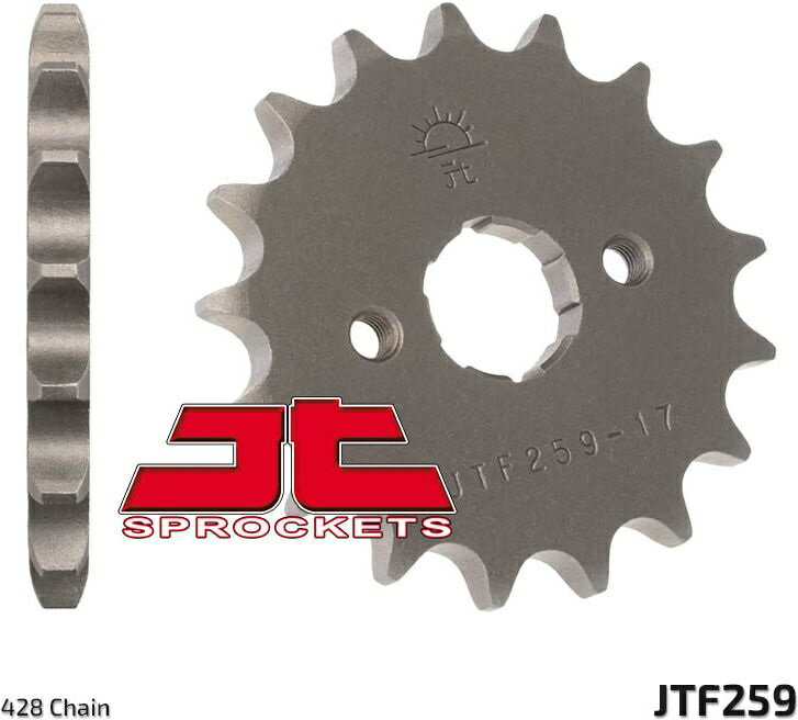 JT スプロケットS Front スプロケット 15 Teeth Steel スタンダード 428 Pitch Type 529 Honda XL125 | JTF259.15