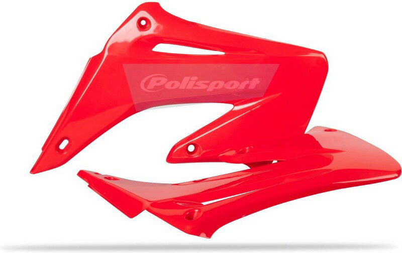 POLISPORT / ポリスポーツ ラジエーターカバー CR125/250 02-07 レッド | 8427000007