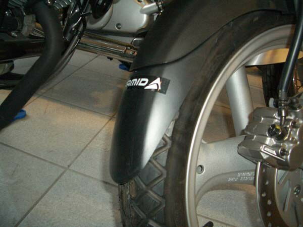 Pyramid Plastics / ピラミッドプラスチック Honda XL 125 V Varadero エクステンダーフェンダー マットブラック