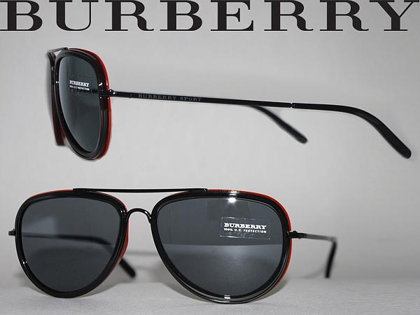 【カード決済OK！】【送料無料】ブラックサングラス BURBERRY バーバリー アイウェア 0BE-3047-1001-87